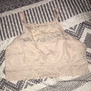 High neck bralette